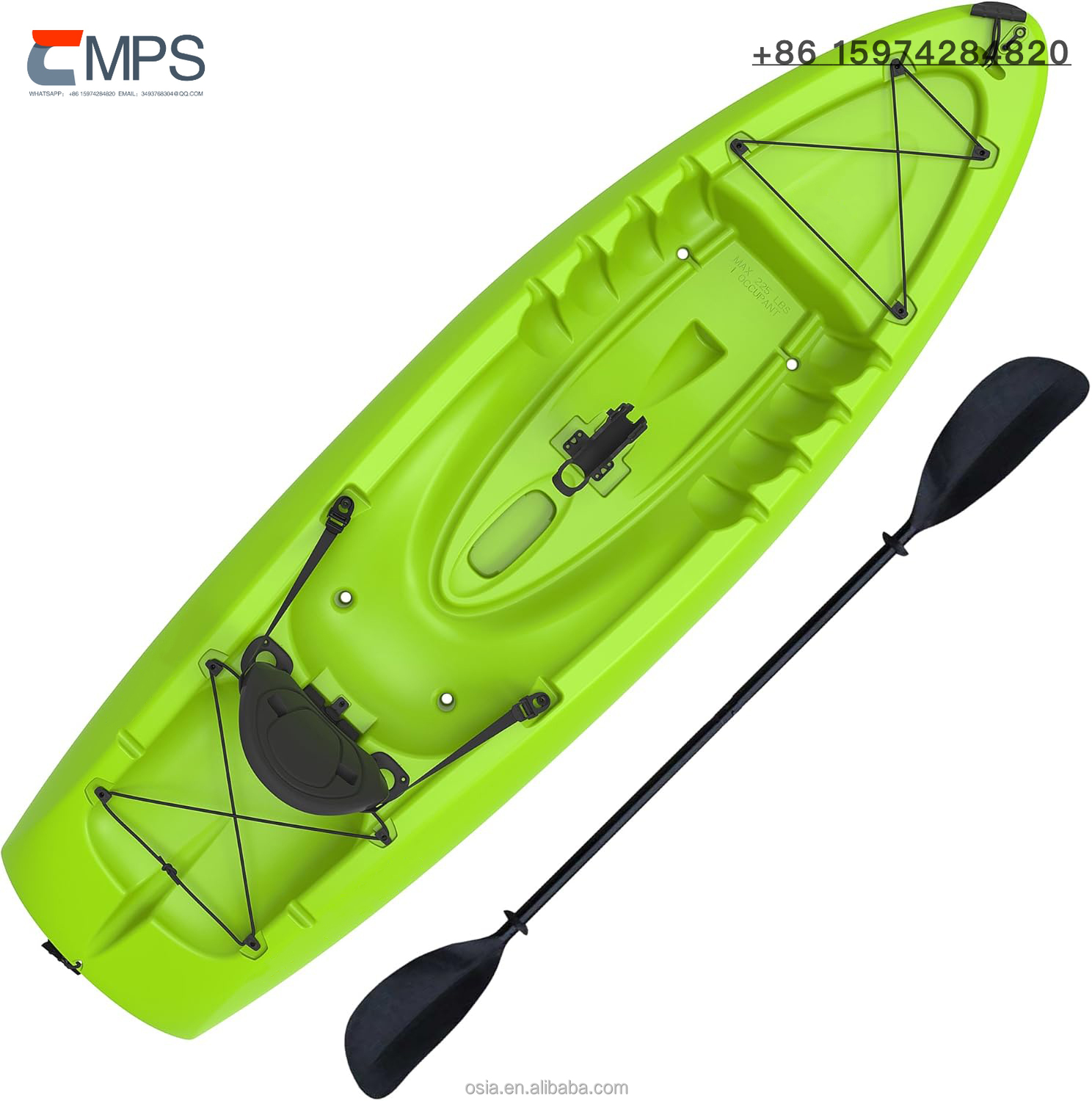 Fishing Kayak Sit In - Outdoors Hard Plastic Fishing Kayak, 2